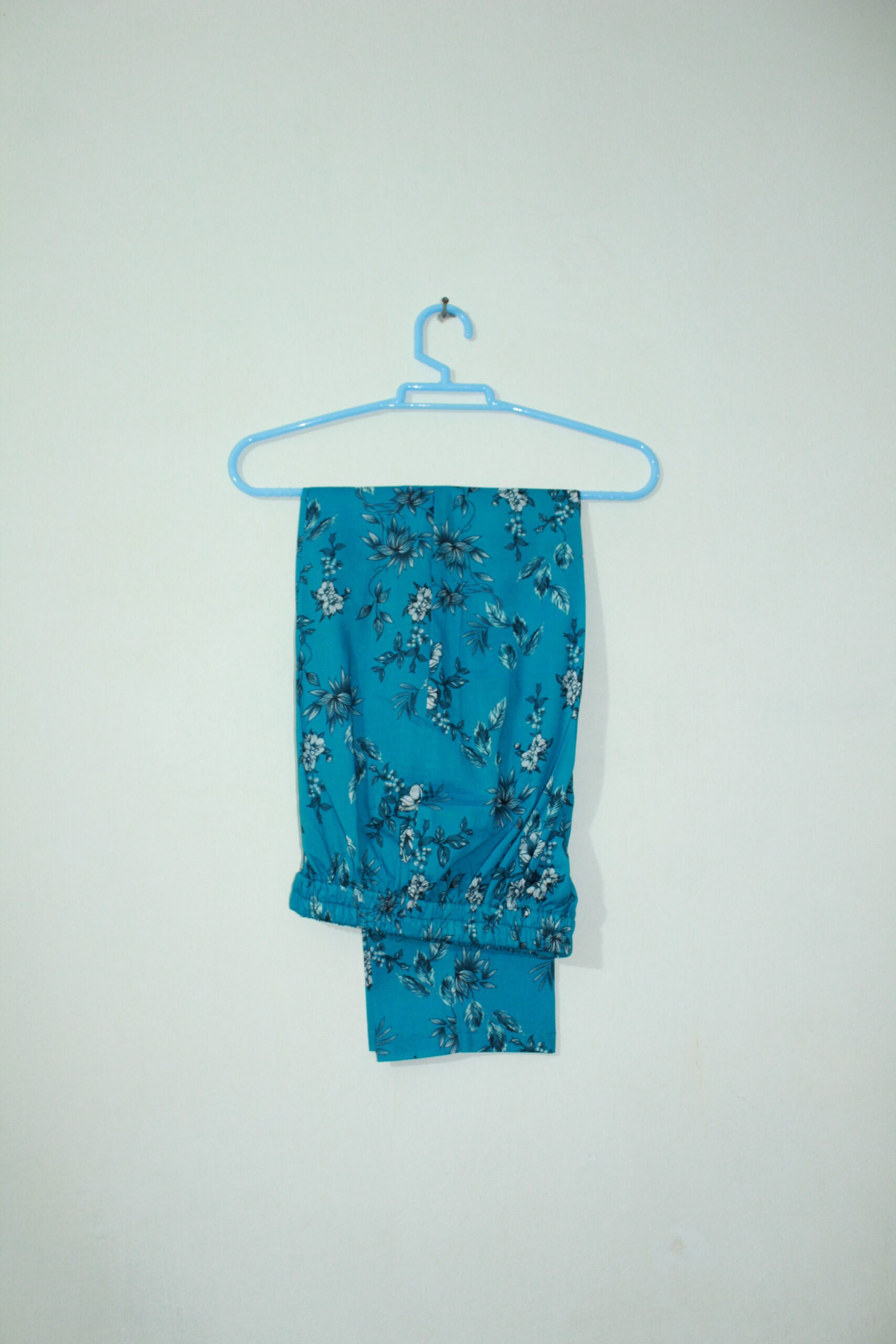 Bana Dora Teal Blue Floral Stitched 2-Piece All-Over Printed Lawn Suit - Image 6