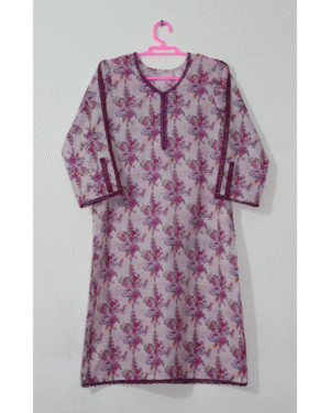 Bana Dora Blush Pink Floral Stitched 2-Piece All-Over Printed Lawn Suit