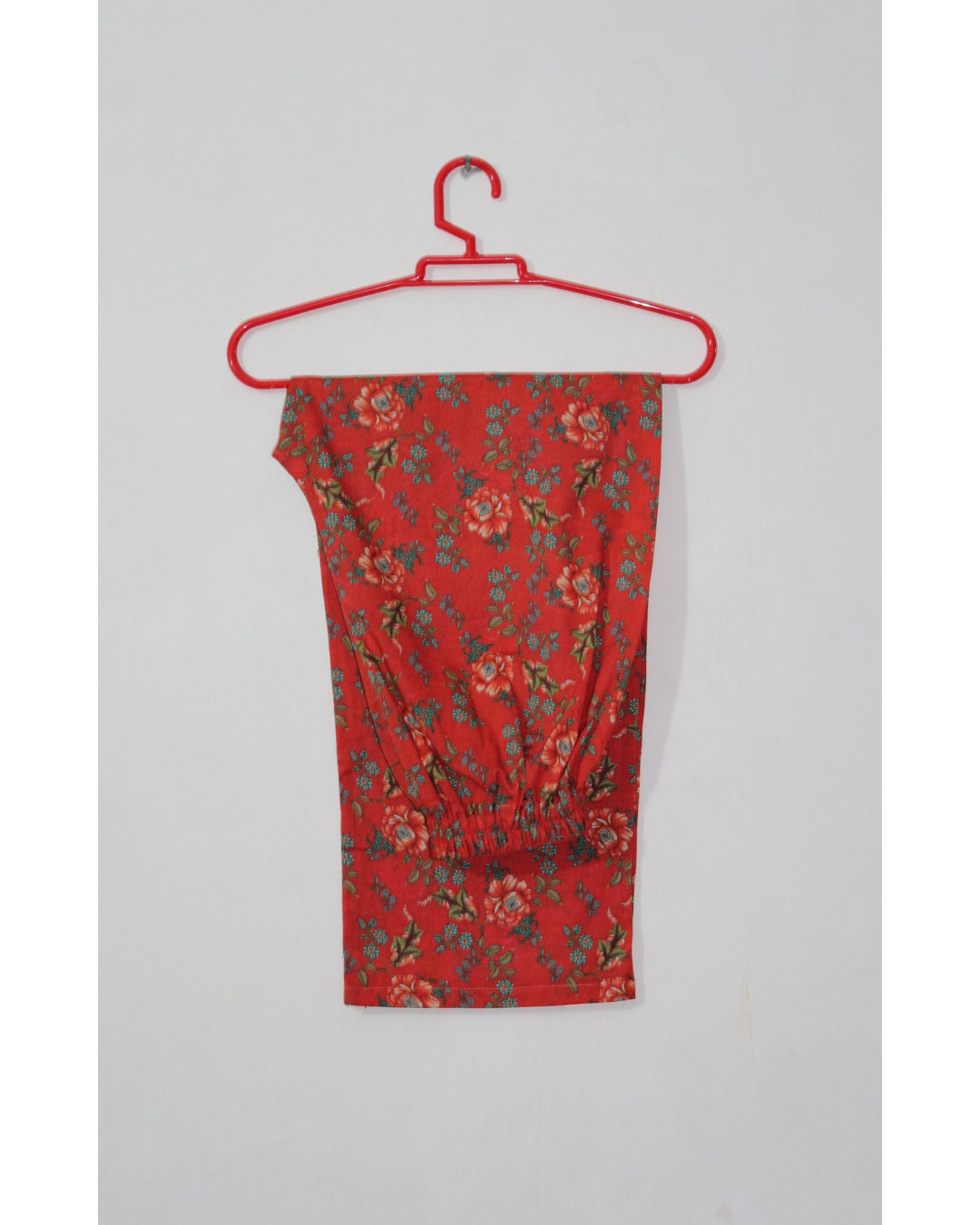 Bana Dora Coral Red Floral Stitched 2-Piece All-Over Printed Lawn Suit - Image 6