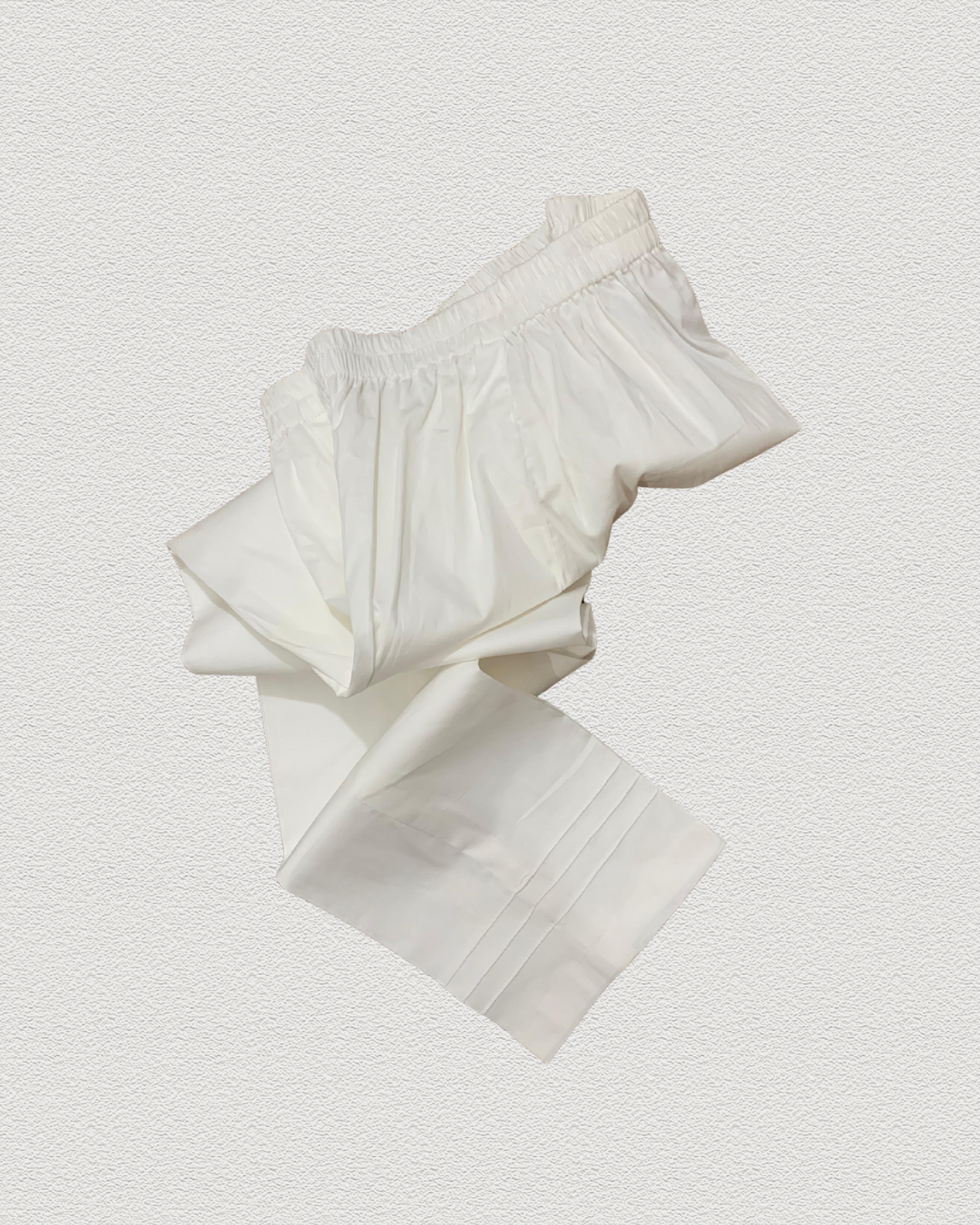 Chic Pink Striped 2-Piece Stitched Lawn Dress with White Pant Trouser - Image 6