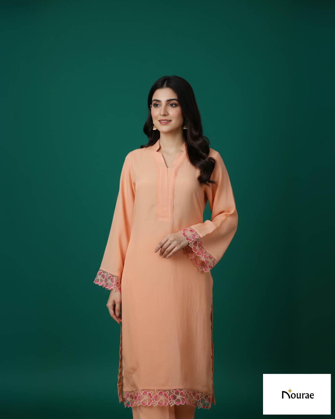 Orange cotton silk 1