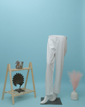 Pure Grace: The Cotton Silk White Trouser