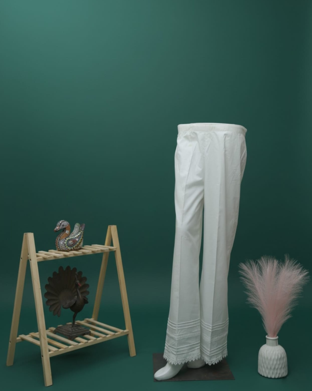 Breathable Style: The Cotton Off-White Trouser